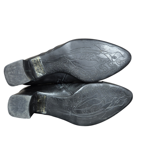 Beautifeel Lady Ankle Boots Womens US 6-6.5 EU 37 Black Leather Soft Patchwork - Picture 8 of 12